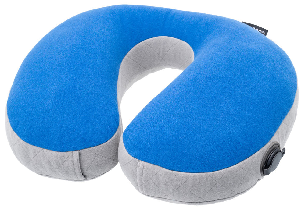 Cocoon U Shaped Down Neck Pillow true blue/grey