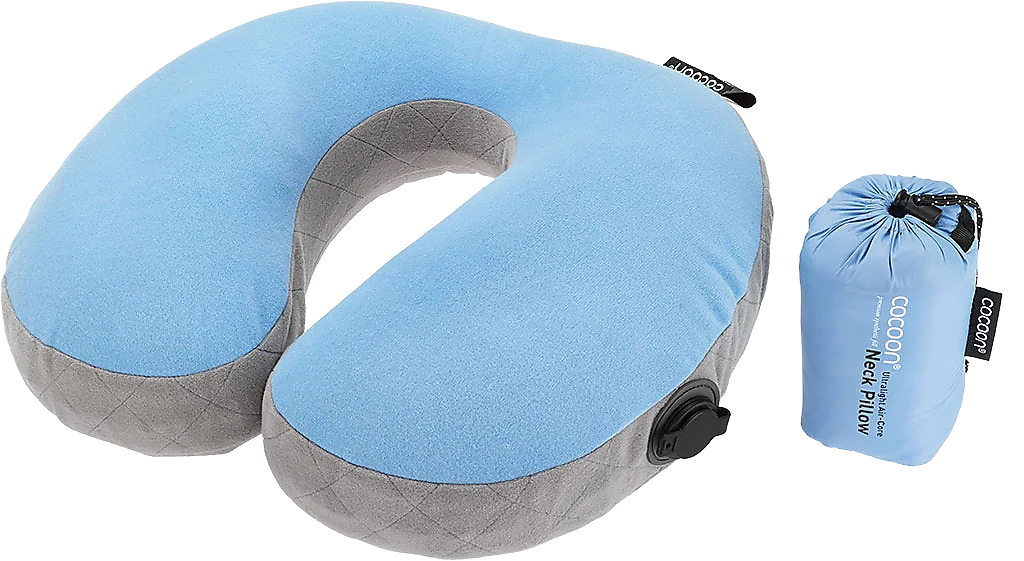 Cocoon U Shaped Neck Pillow light-blue/grey