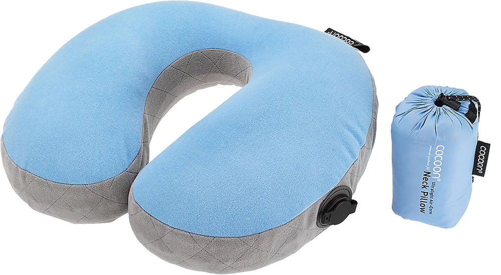 Cocoon U Shaped Neck Pillow light-blue/grey