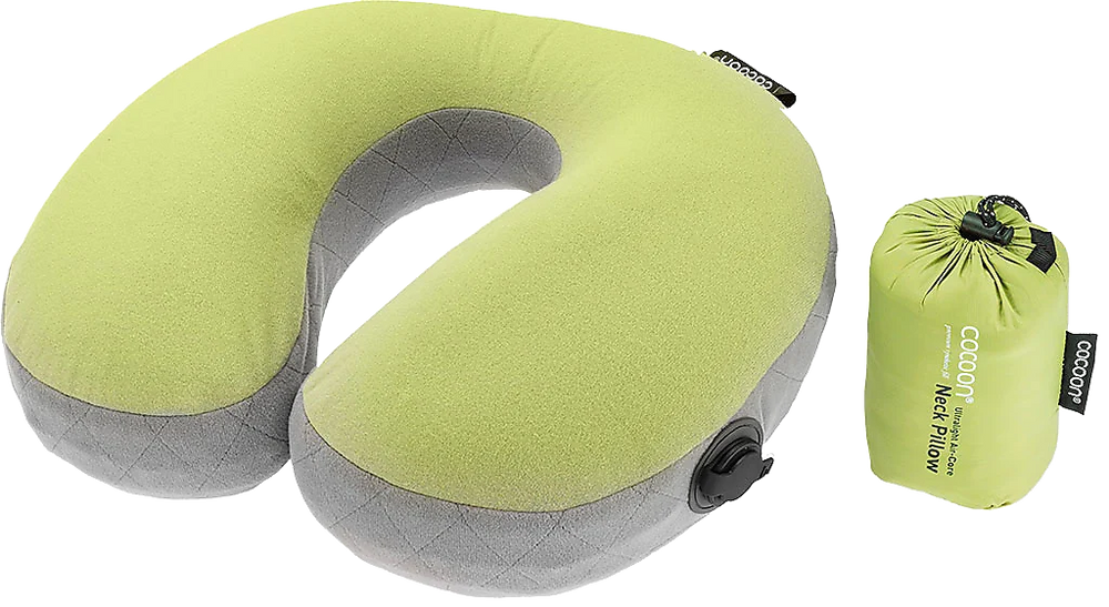 Cocoon U Shaped Neck Pillow wasabi/grey