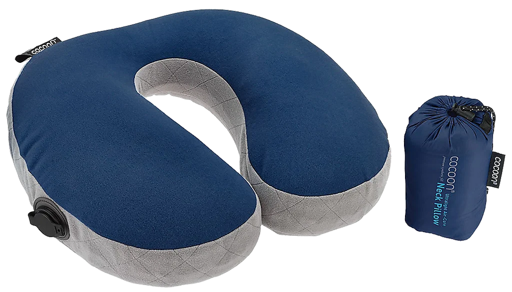 Cocoon U Shaped Neck Pillow galaxy blue/grey