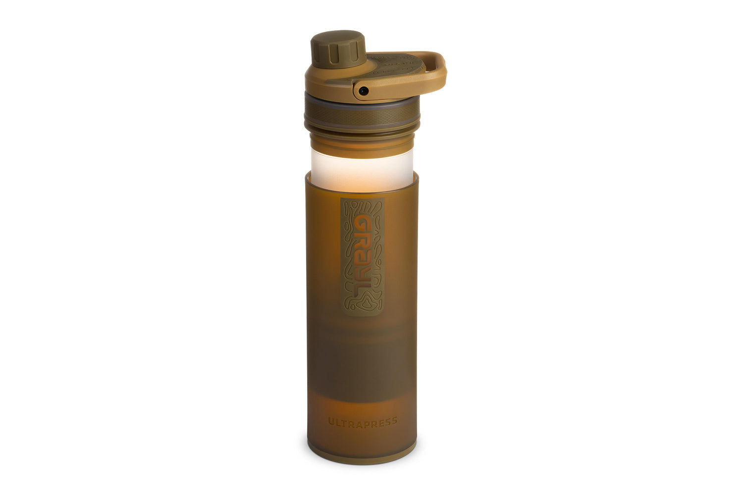 Grayl Ultrapress Purifier Bottle - Coyote Brown