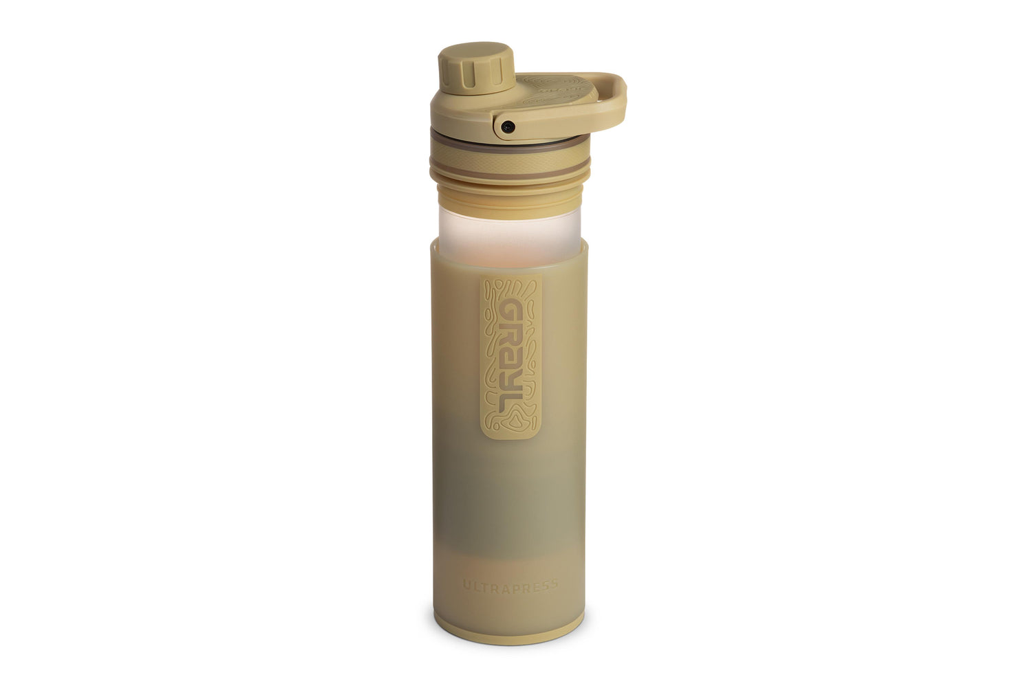 Grayl Ultrapress Purifier Bottle - Desert Tan