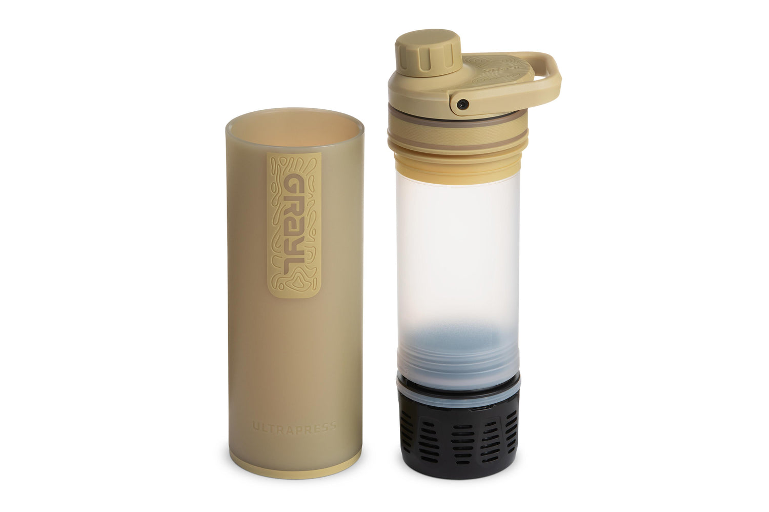 Grayl Ultrapress Purifier Bottle - Desert Tan