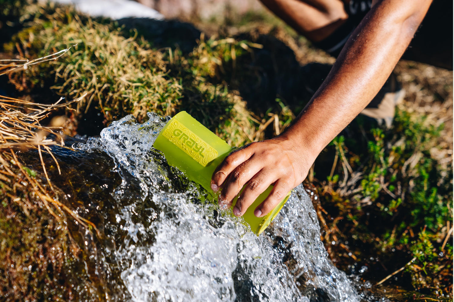 Grayl Ultrapress Purifier Bottle - Forager Moss