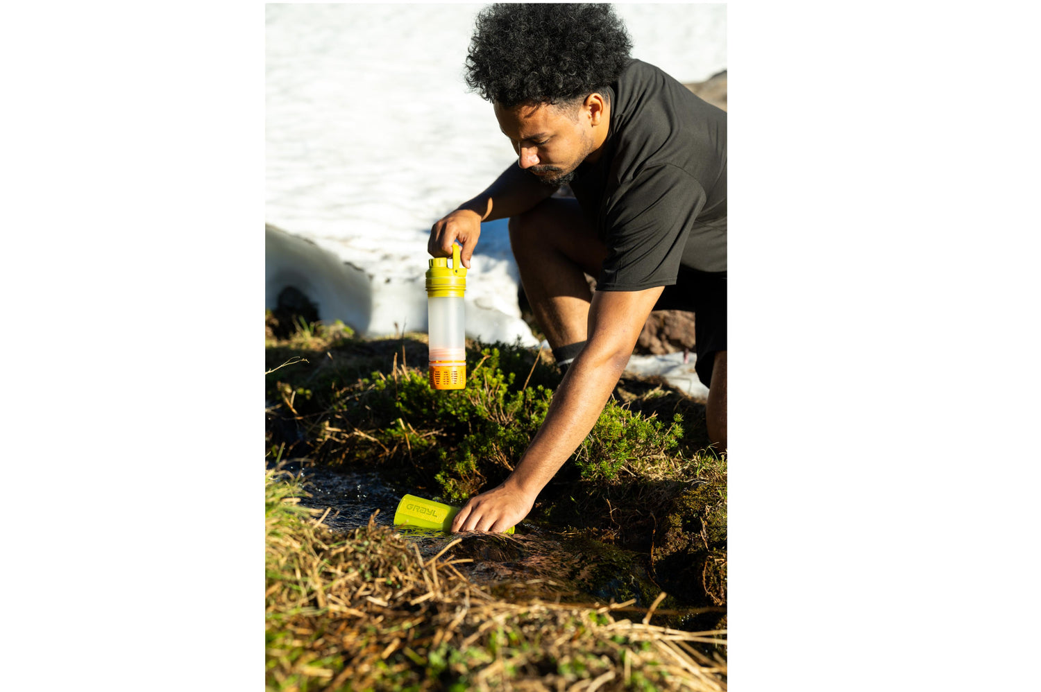 Grayl Ultrapress Purifier Bottle - Forager Moss