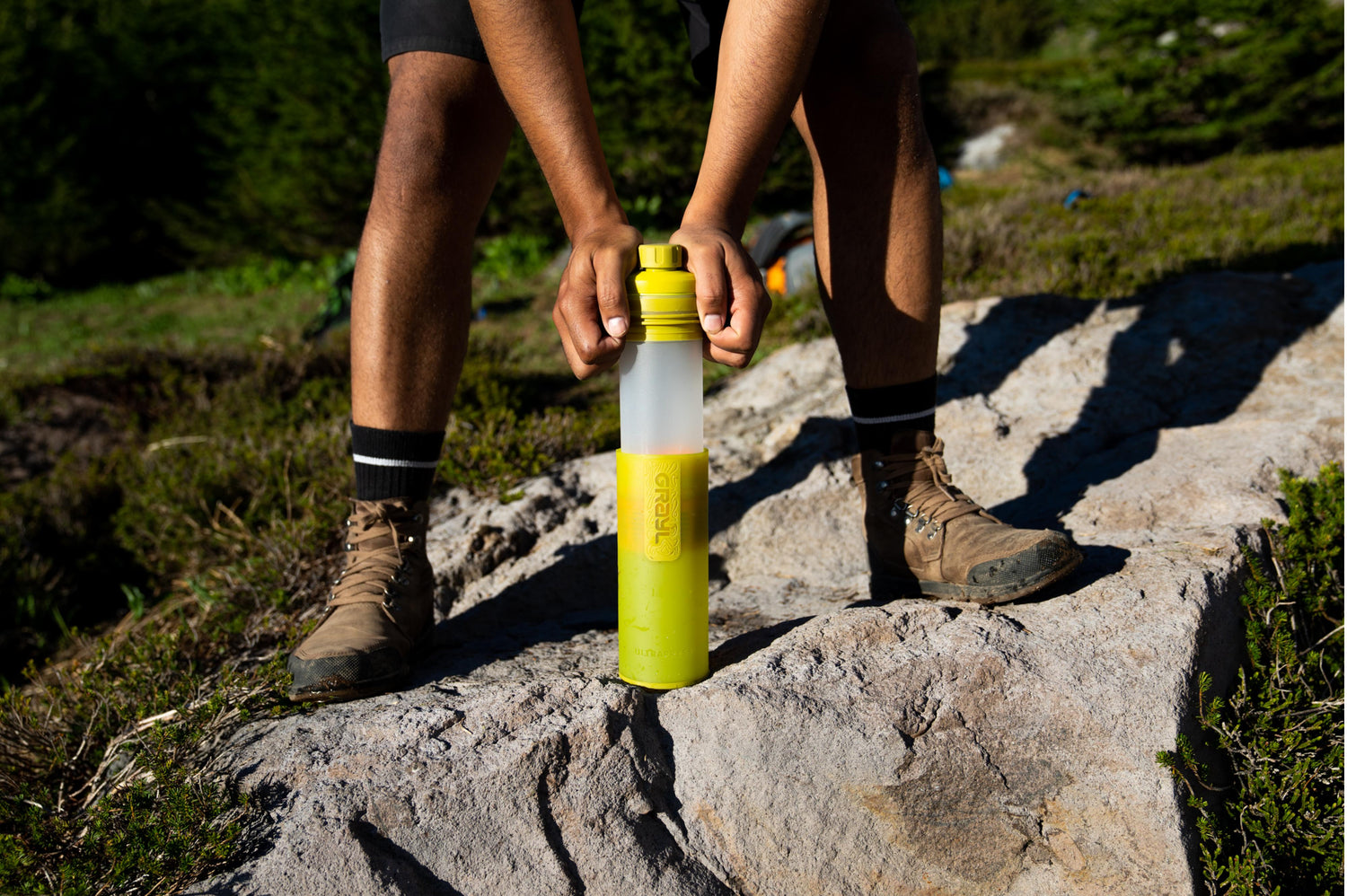 Grayl Ultrapress Purifier Bottle - Forager Moss