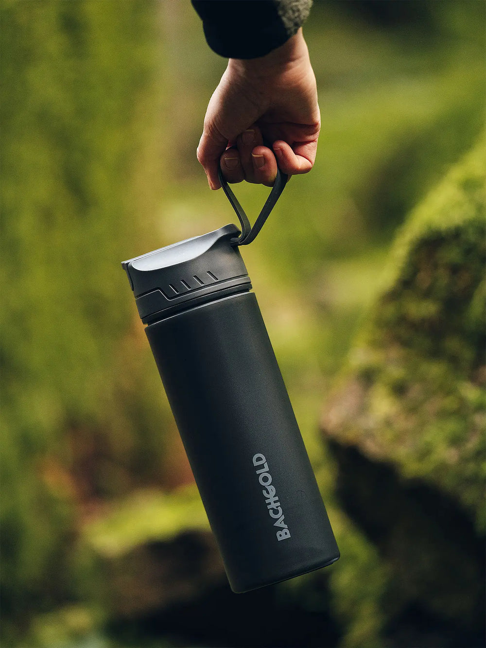 Bachgold® Selfpress Wasserfilter – Outdoor-Wasserfilterflasche | 500 ml