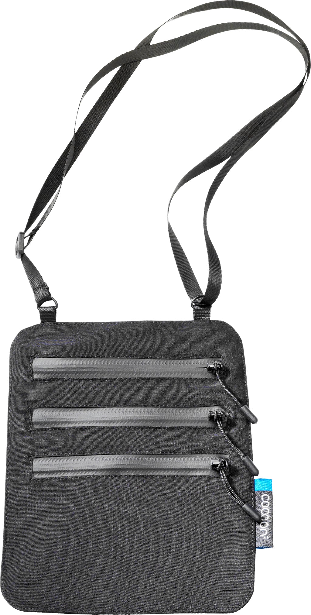 Cocoon Silk Secret Neck Wallet black