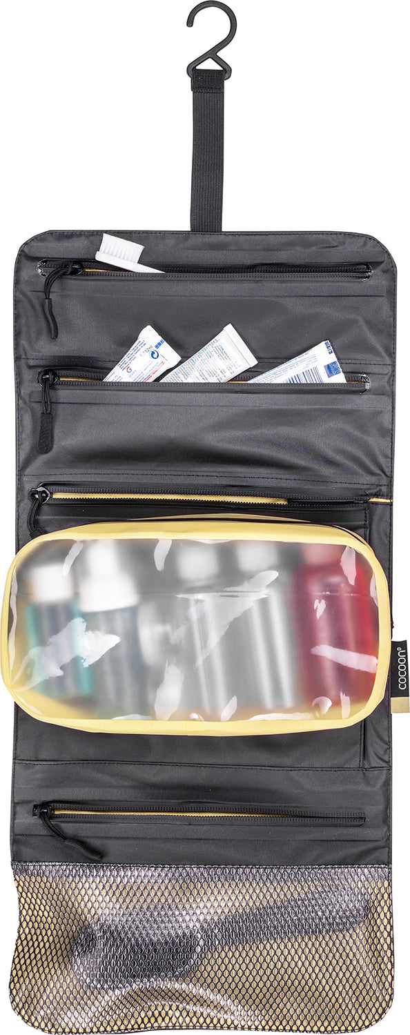 Cocoon Hanging Toiletry Kit Minimalist grey/black/yellow