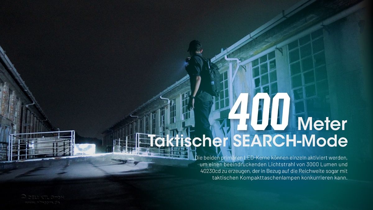 Nitecore EDC29 LUMINBLADE kompakte EDC-Taschenlampe mit 6500 Lumen