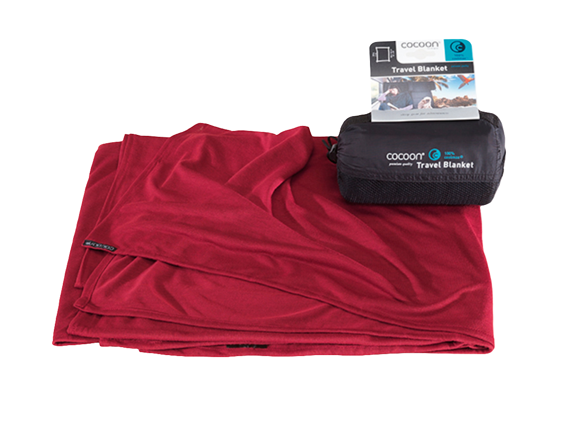 Cocoon Coolmax Travel Blanket monks red