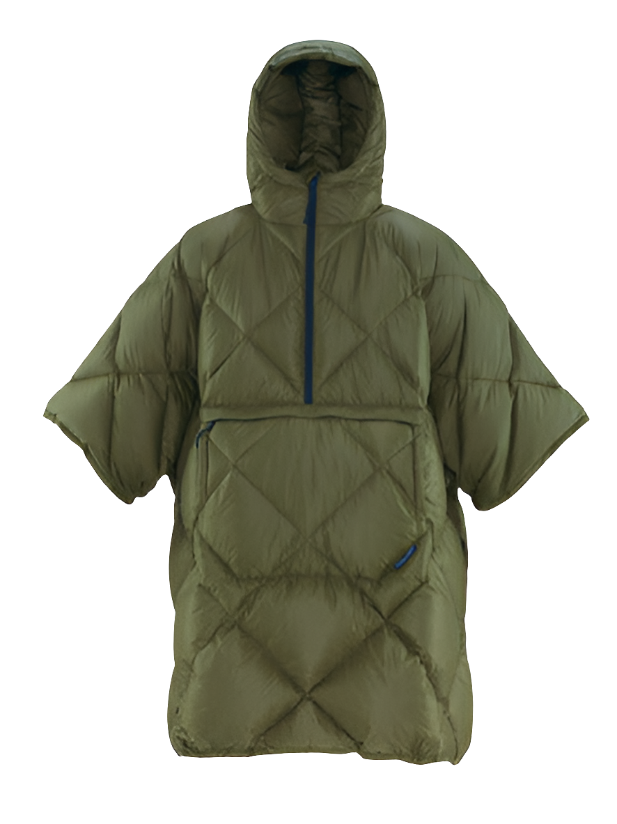 Thermarest Honcho Poncho Down Dark Olive