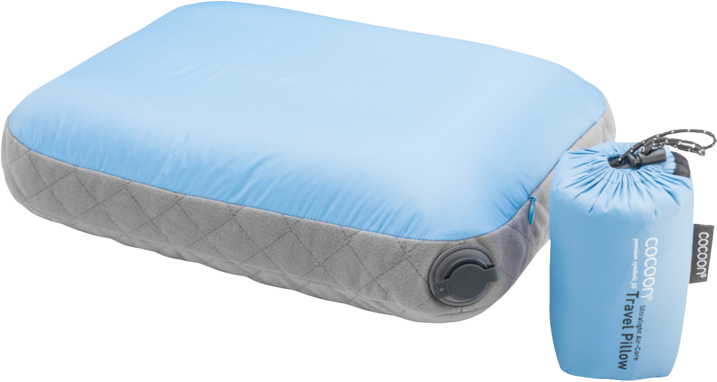 Cocoon Air Core Pillow Ultralight M light-blue/grey