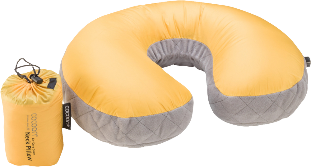 Cocoon U Shaped Down Neck Pillow sunflower/grey