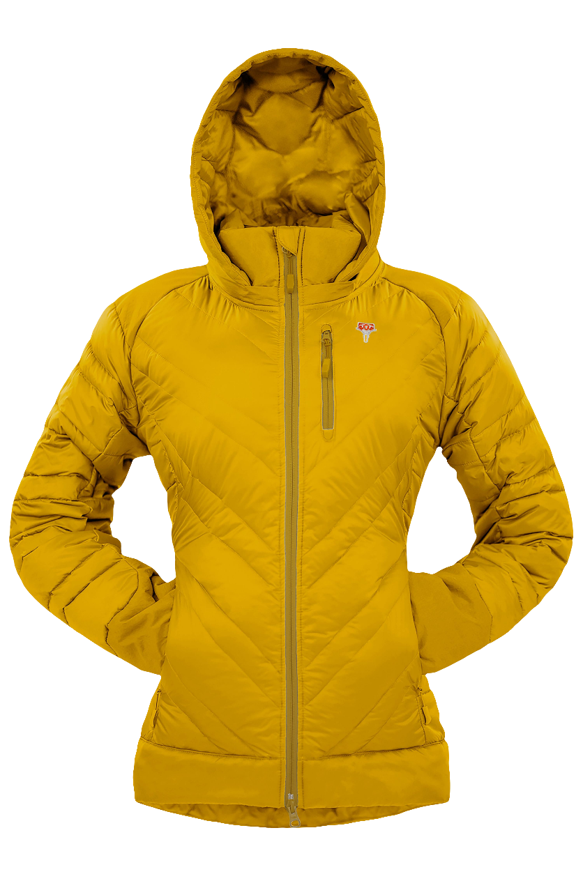 Grüezibag Lightful DownWool Jacket W Pineapple - Mustard