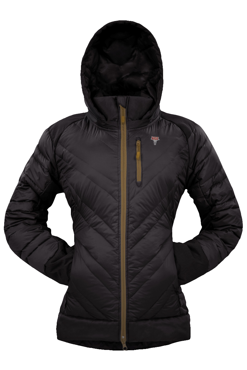 Grüezibag Lightful DownWool Jacket W Black - Mustard