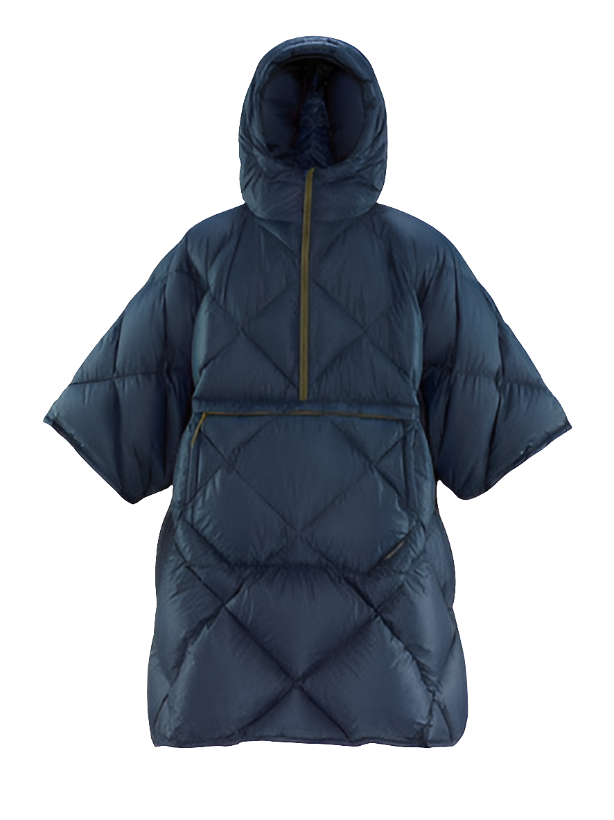 Thermarest Honcho Poncho Down Outerspace Blue