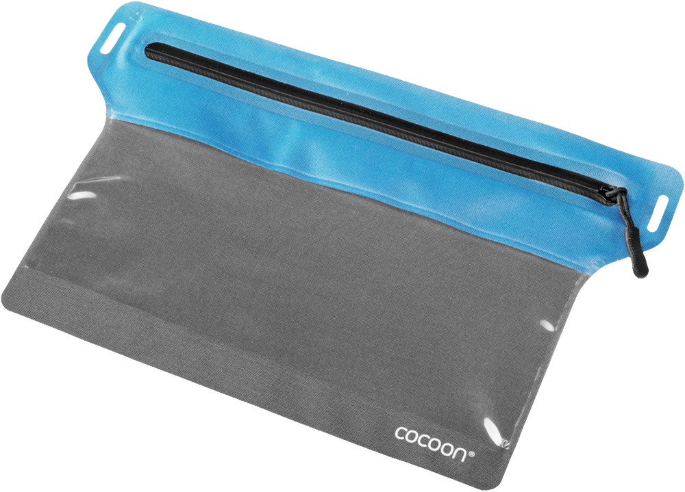 Cocoon Zippered Flat Document Bags Size S grey/blue