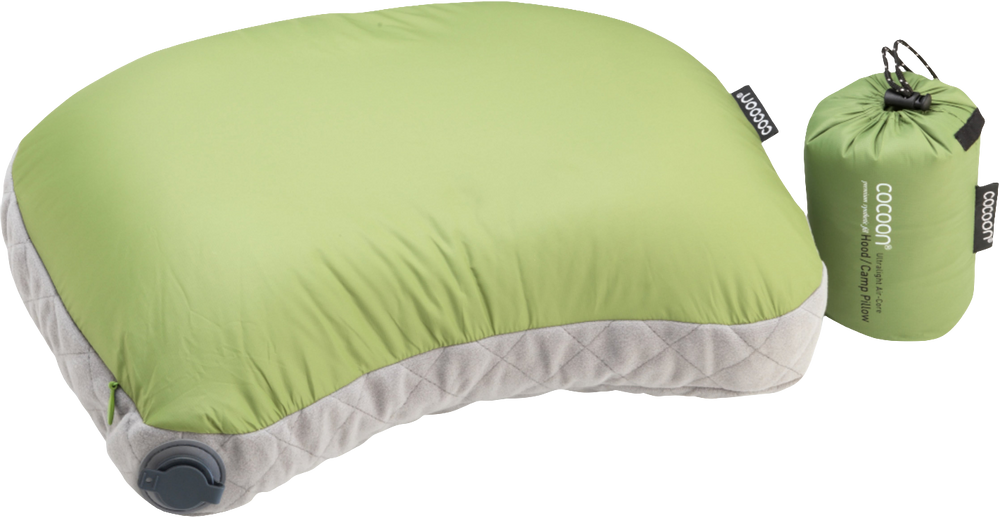 Cocoon Air Core Hood / Camp Pillow Ultralight wasabi/grey