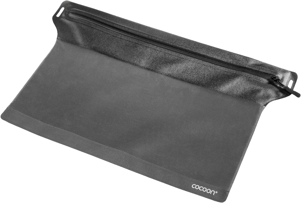 Cocoon Zippered Flat Document Bags Size L grey/black