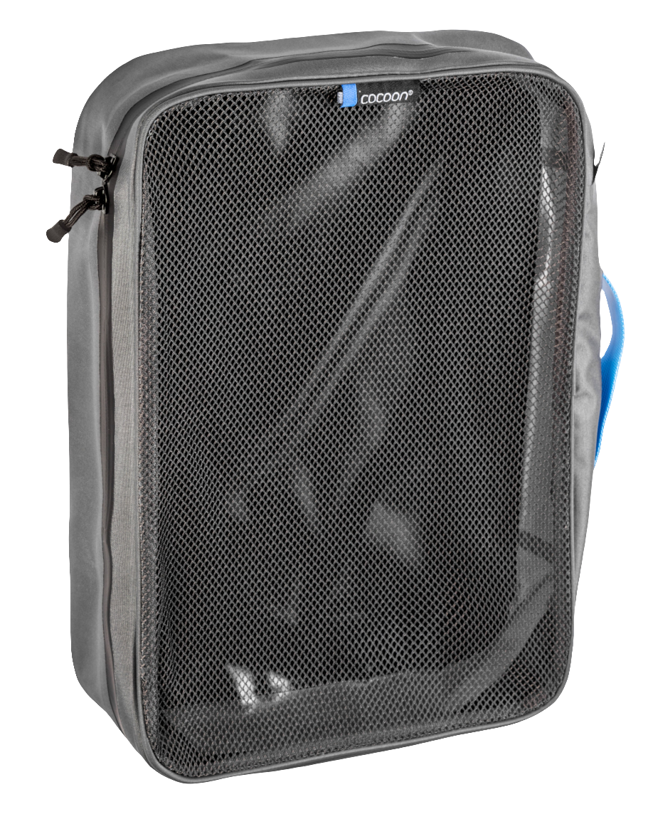 Cocoon Packing Cube with Open Net Top L grey/black