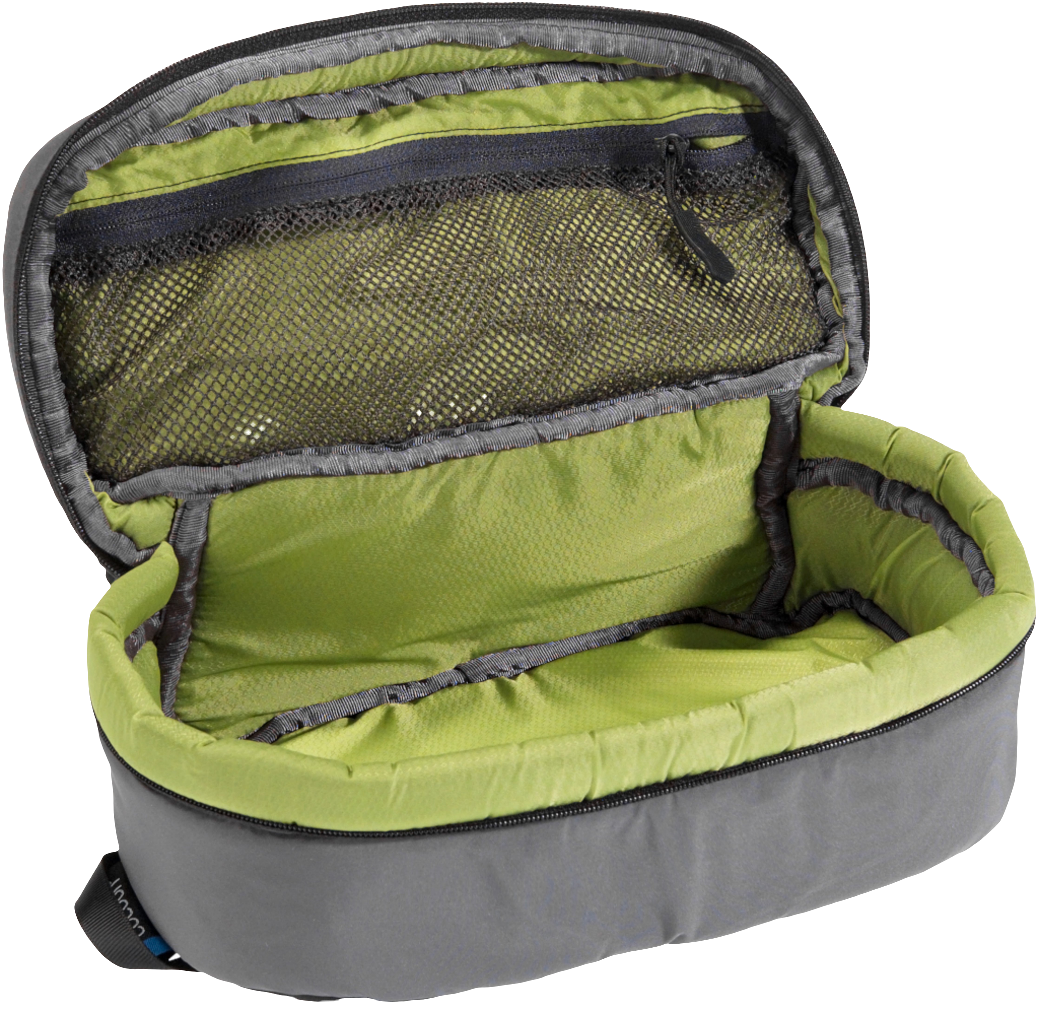 Cocoon Padded Cube Size Mbeluga grey / lime inside