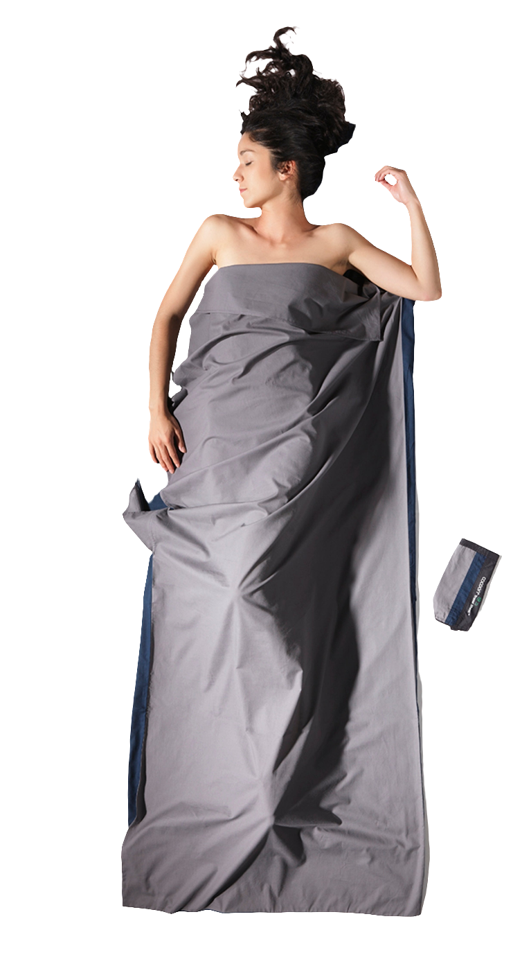 Cocoon Cotton TravelSheet tuareg / elephant grey