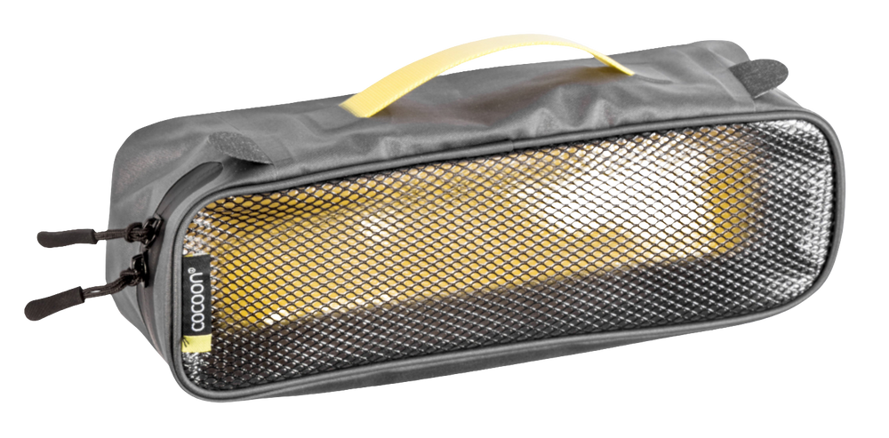 Cocoon Cocoon Packing Cube with Laminated Net Top S grey/yellow