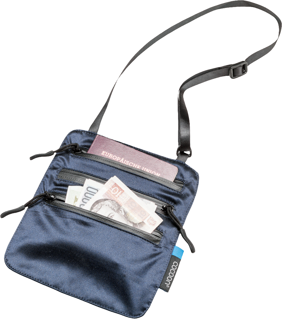 Cocoon Silk Secret Neck Wallet night sky