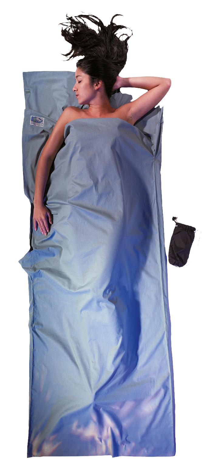 Cocoon Cotton TravelSheet cactus blue