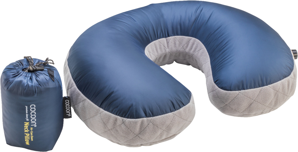 Cocoon U Shaped Down Neck Pillow dark indigo/grey