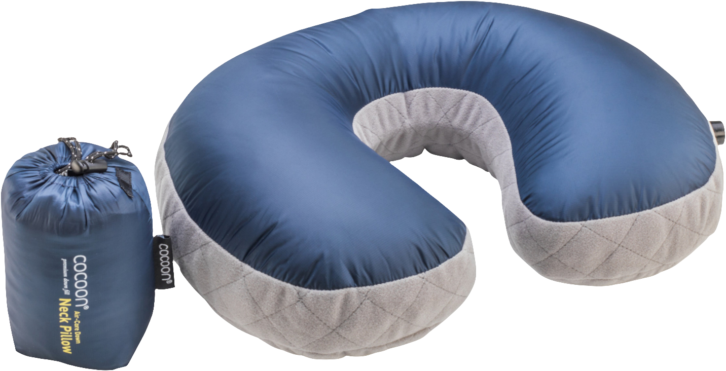 Cocoon U Shaped Down Neck Pillow dark indigo/grey