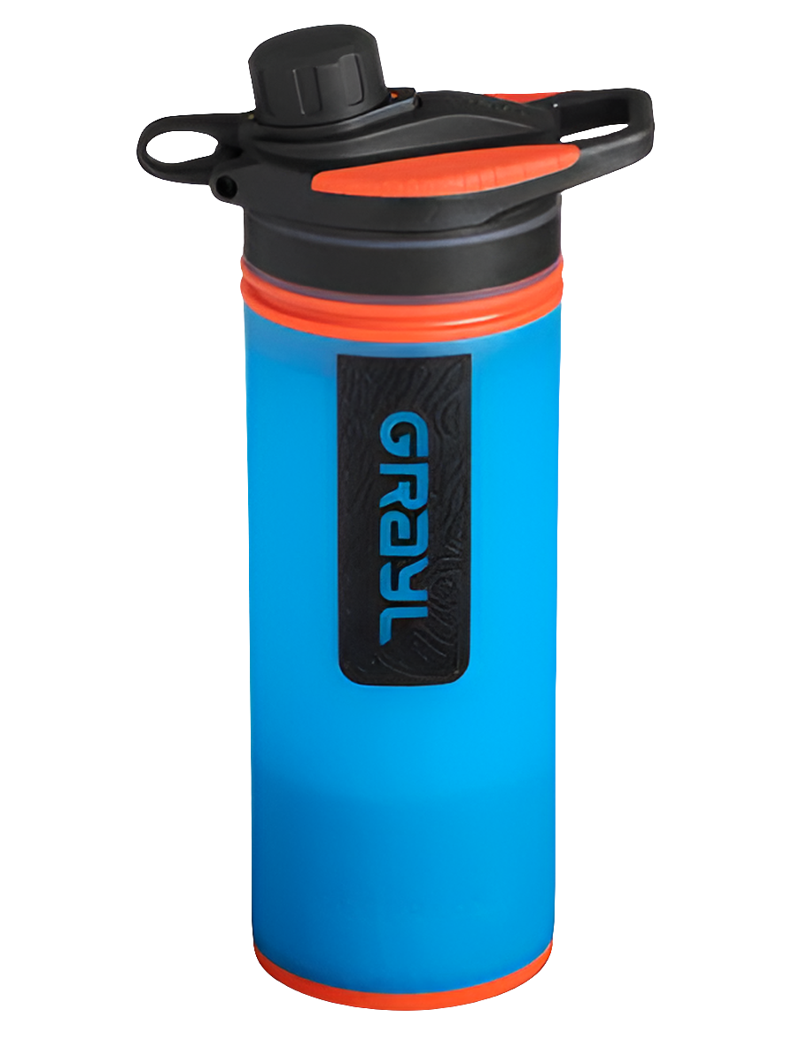 Grayl Geopress Purifier Wasserfilter 0.7L Blau