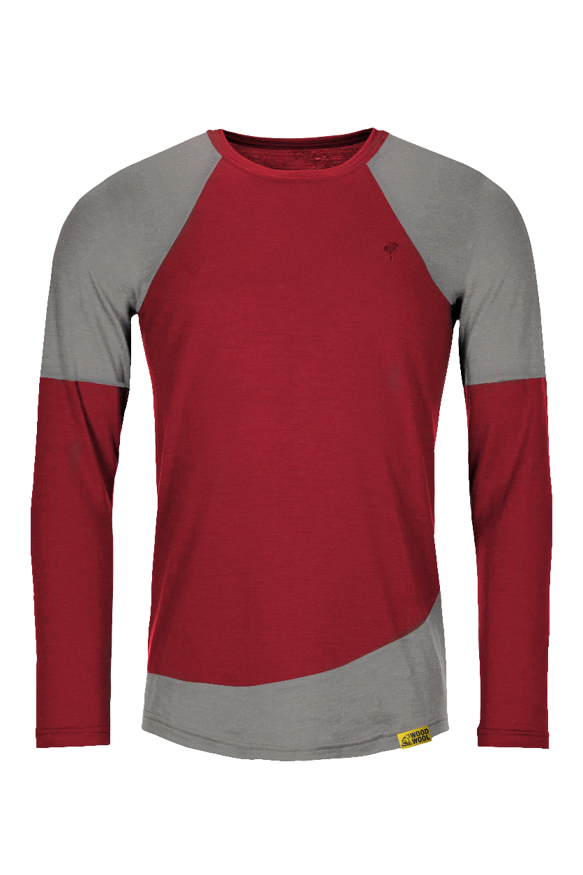 Grüezibag WoodWool Longsleeve Mr. Picard Fired Red Brick