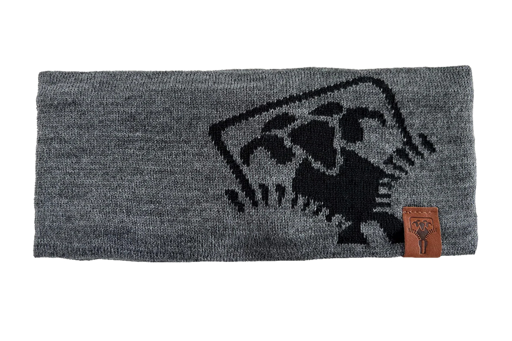 Grüezibag Headband Logo groß Grey