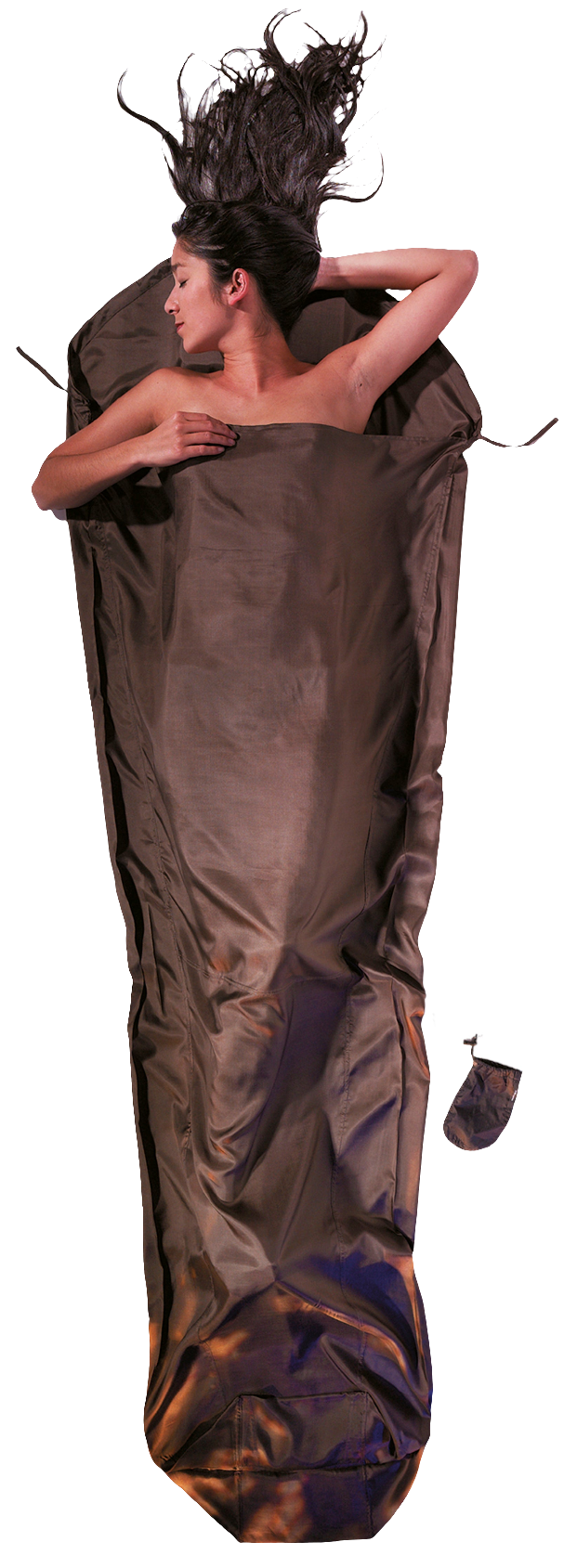 Cocoon Silk MummyLiner, muddy elephant