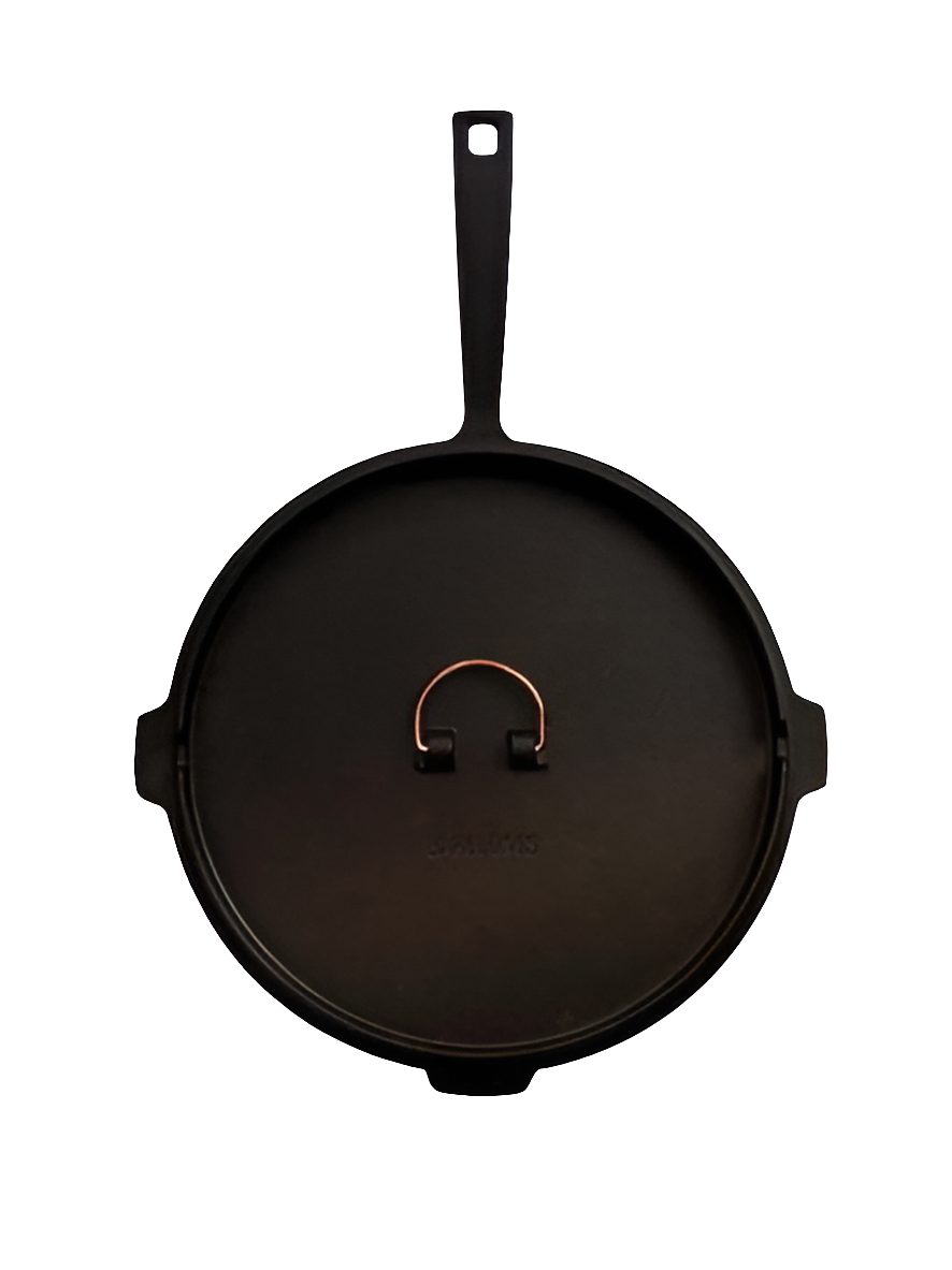 Barebones Gusspfanne mit Deckel 25cm