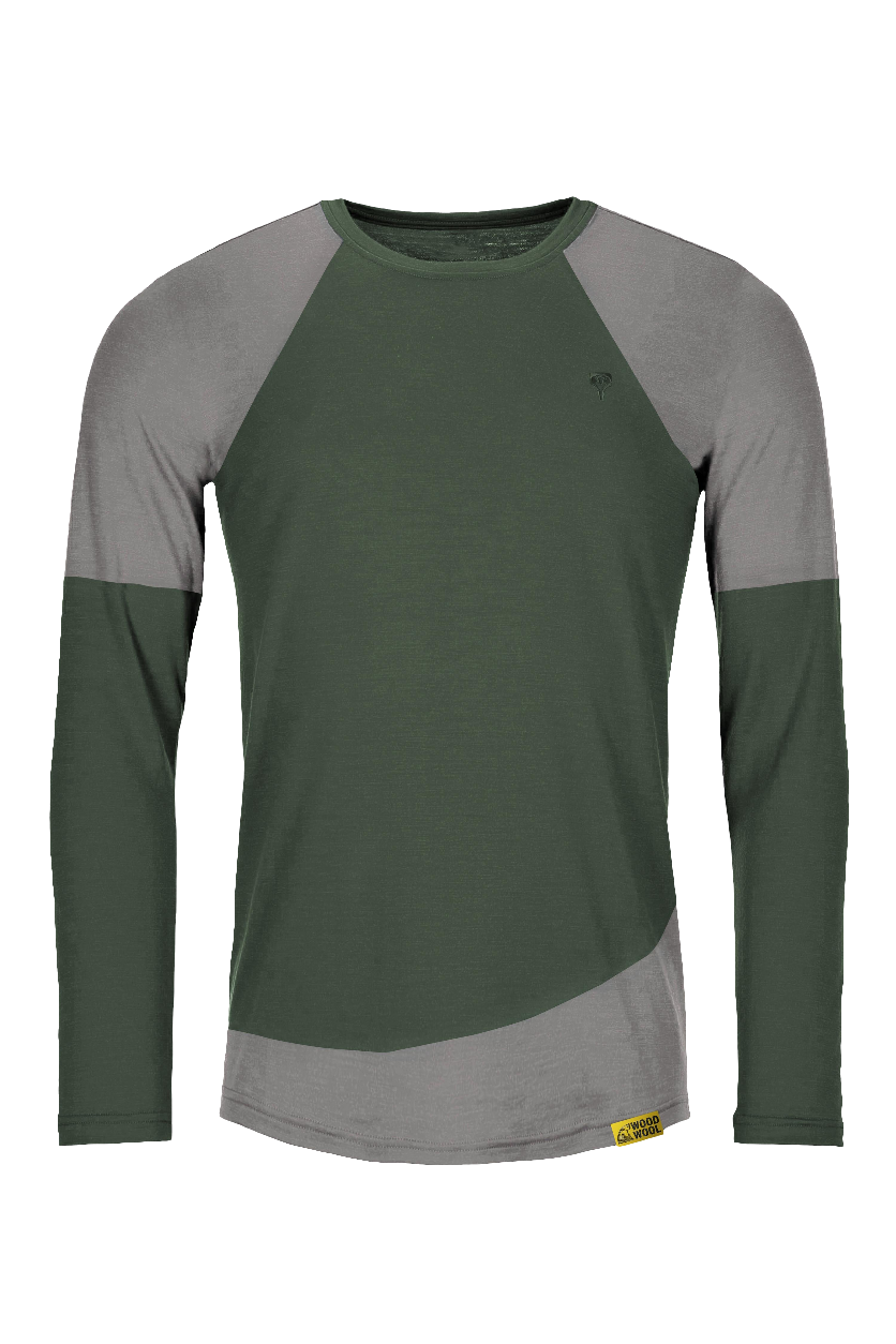 Grüezibag WoodWool Longsleeve Mr. Picard Bayberry Green