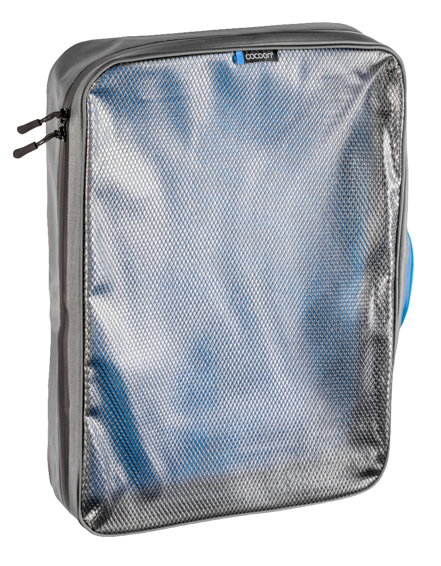 Cocoon Cocoon Packing Cube with Laminated Net Top XL grey/blue