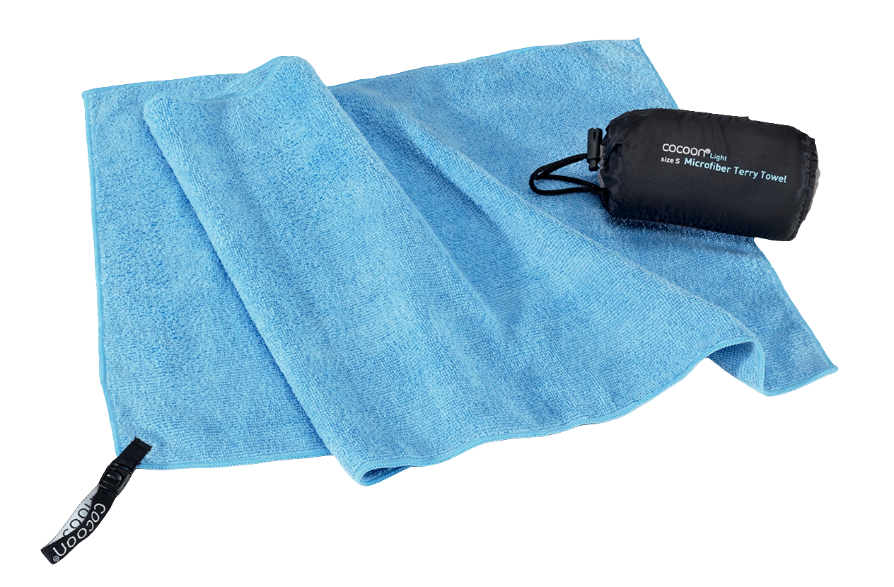 Cocoon Microfiber Terry Towel M light blue