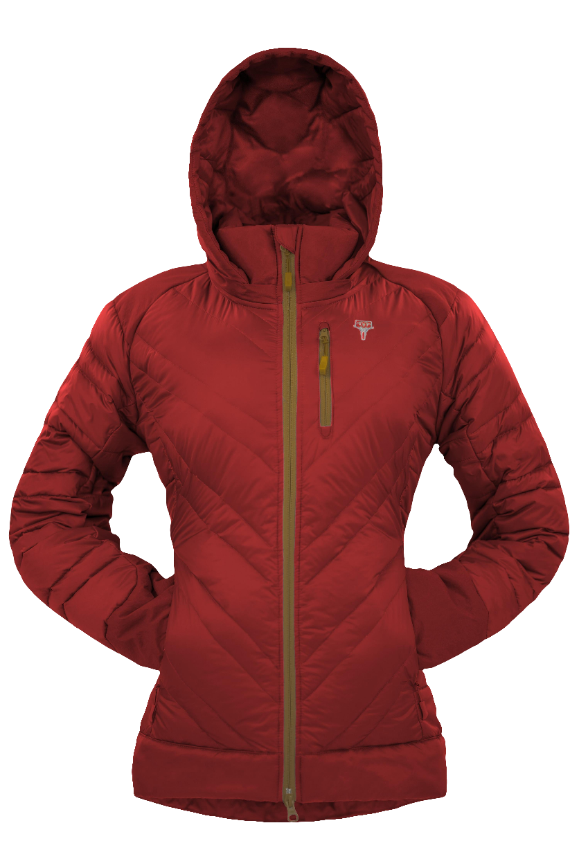 Grüezibag Lightful DownWool Jacket W Cherry - Mustard