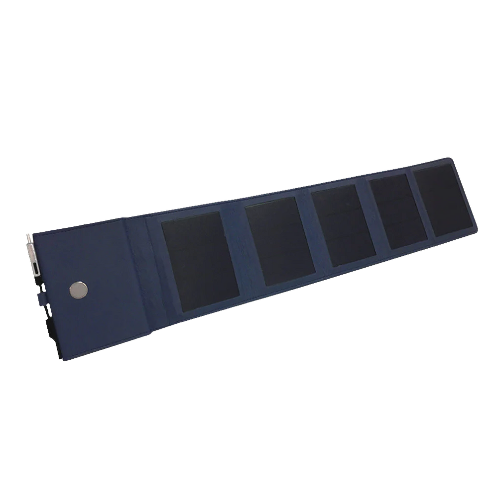 SunSlice PHOTON – Ultrakompakte 4W Solar-Powerbank mit 4.000 mAh Akku Blue