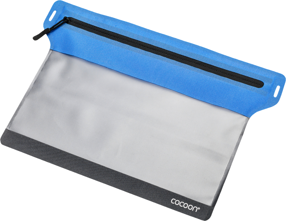 Cocoon Zippered Flat Document Bags Size M grey/blue