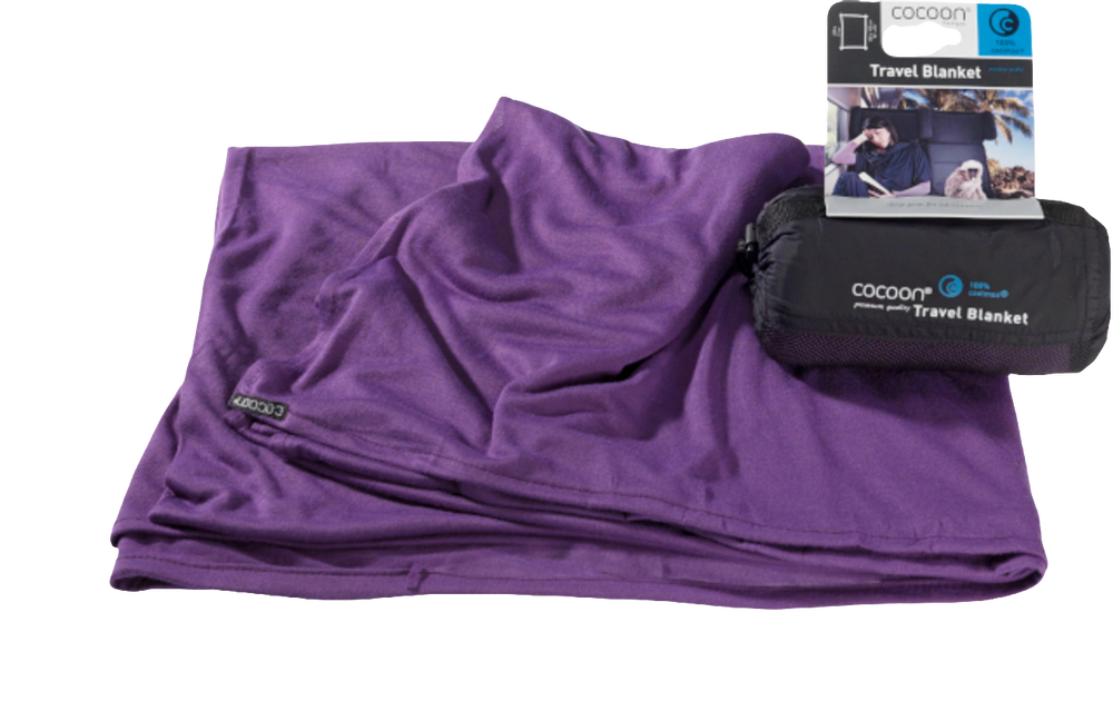 Cocoon Coolmax Travel Blanket eggplant