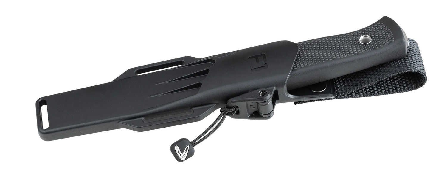 Fällkniven F1 Schwarz – Survivalmesser mit Zytel-Etui