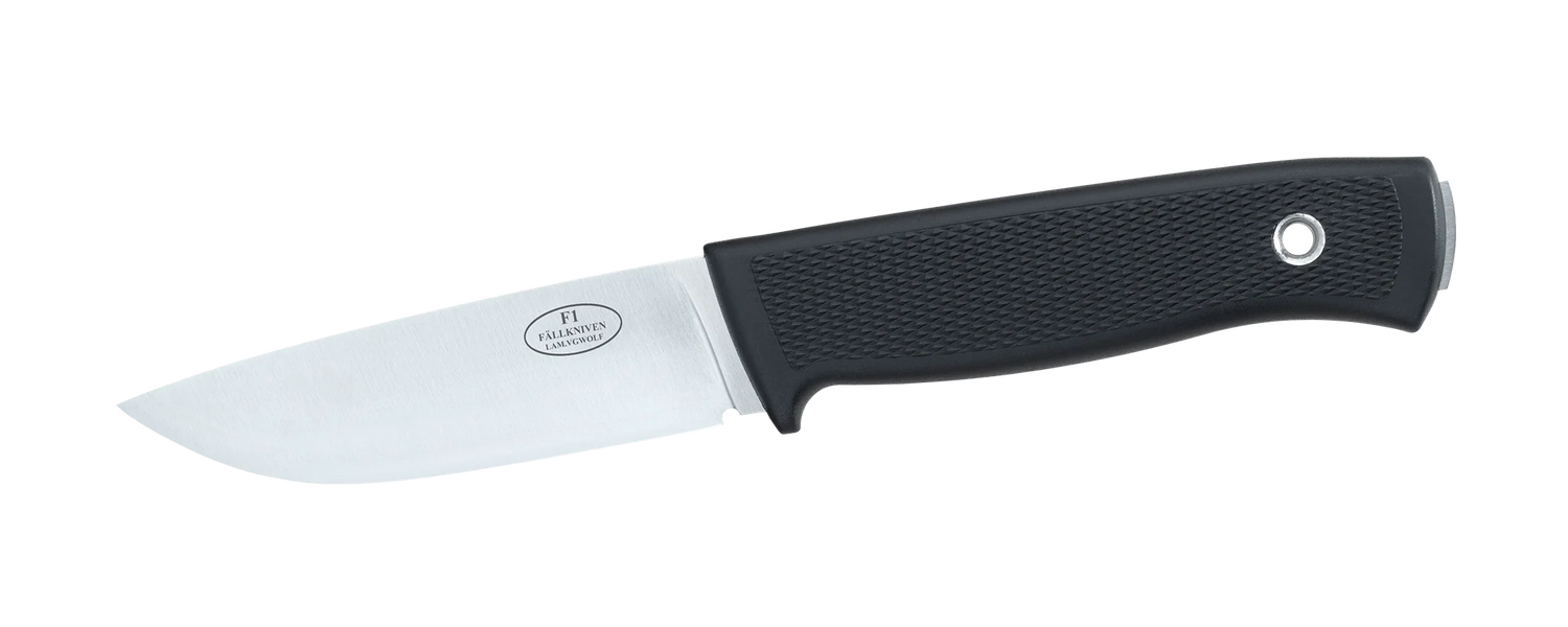 Fällkniven F1 Schwarz – Survivalmesser mit Zytel-Etui