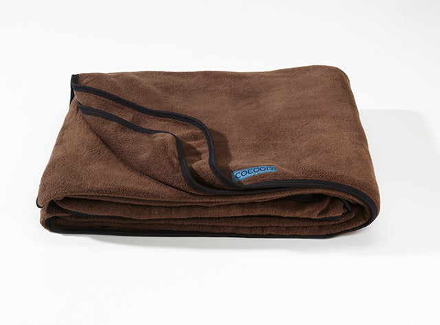 Cocoon Fleece Blanket chocolate brown