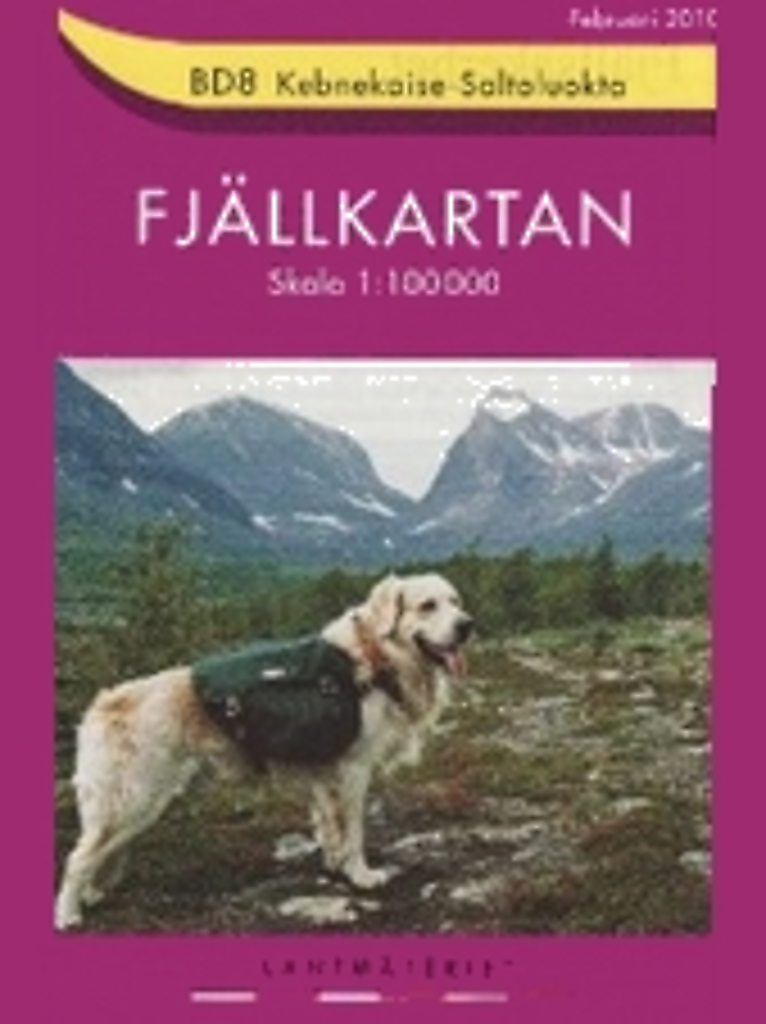 Fjällkarten BD8 Kekbnekaise