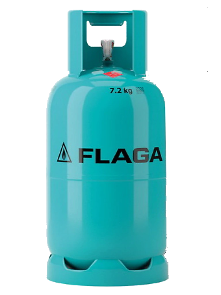 Flaga Stahl Gasflasche Depot